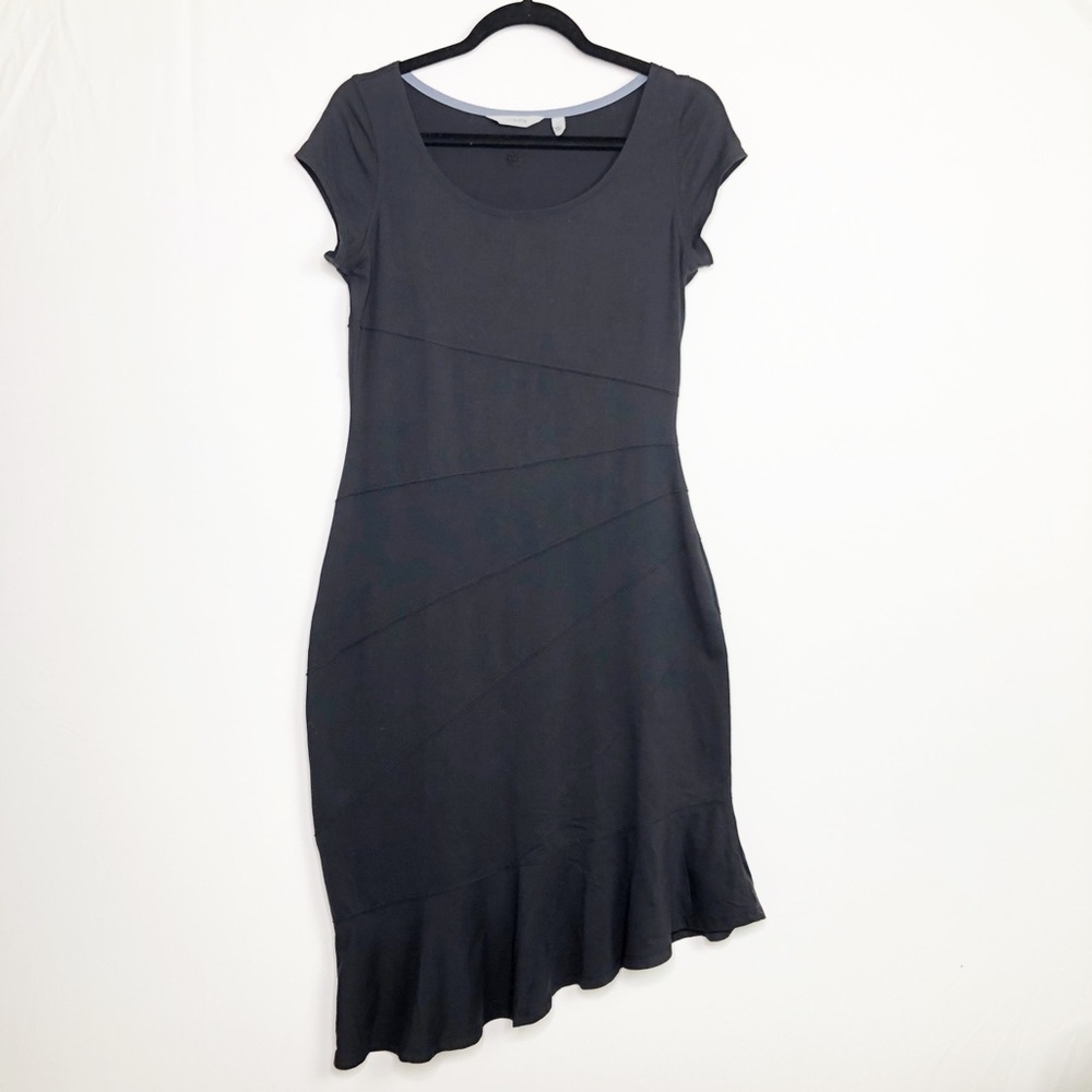 ATHLETA small Black T-shirt dress - Picture 3 of 9